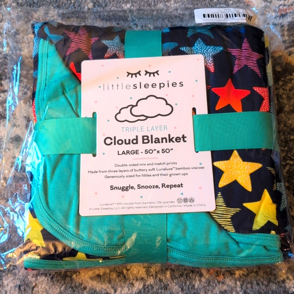 Little Sleepies Large Cloud Blanket